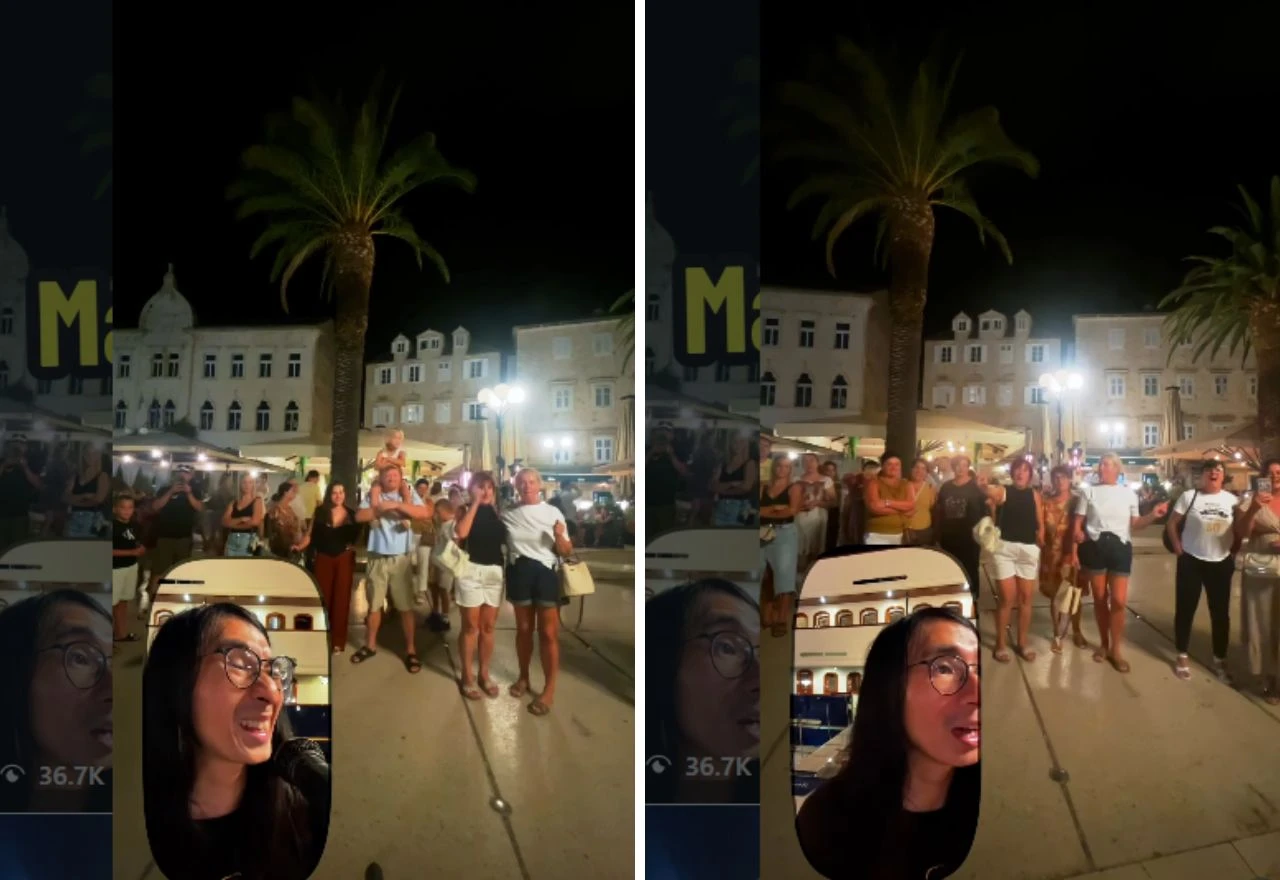 VIDEO | Glazbenik s Tajvana u Trogiru upoznao Mostarke pa zapjevao Halida Bešlića