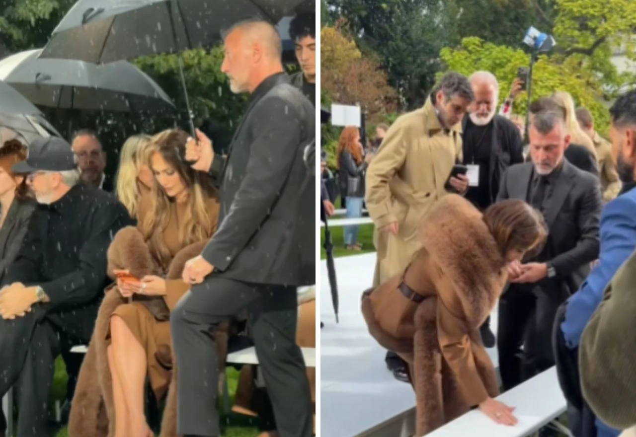 VIDEO | Jennifer Lopez usred modne revije tražili da makne kišobran, nije bila oduševljena