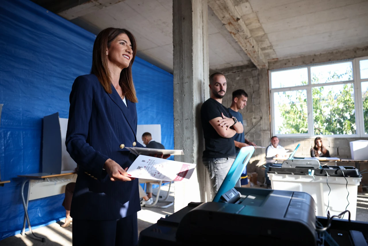 FOTO | Darijana Filipović glasovala u Stocu