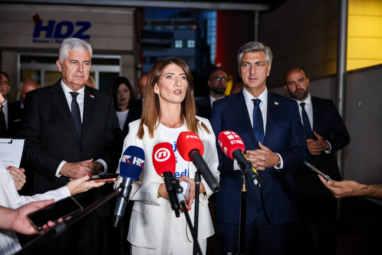 Plenković: Od večeras hrvatski narod u BiH ima legitimnu predstavnicu u Predsjedništvu BiH