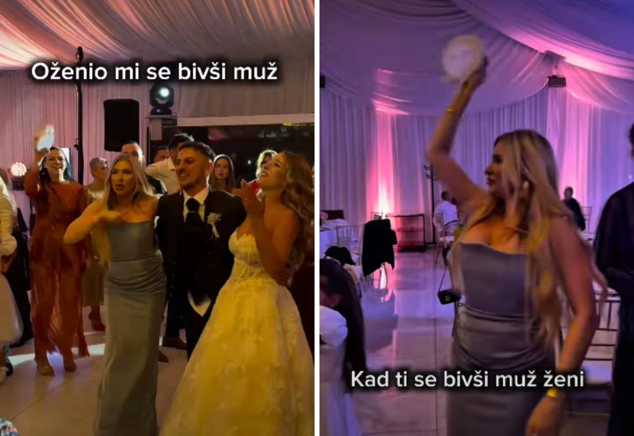 VIDEO | Petra Meštrić pojavila se na svadbi "bivšeg muža": Pogledajte kako su slavili
