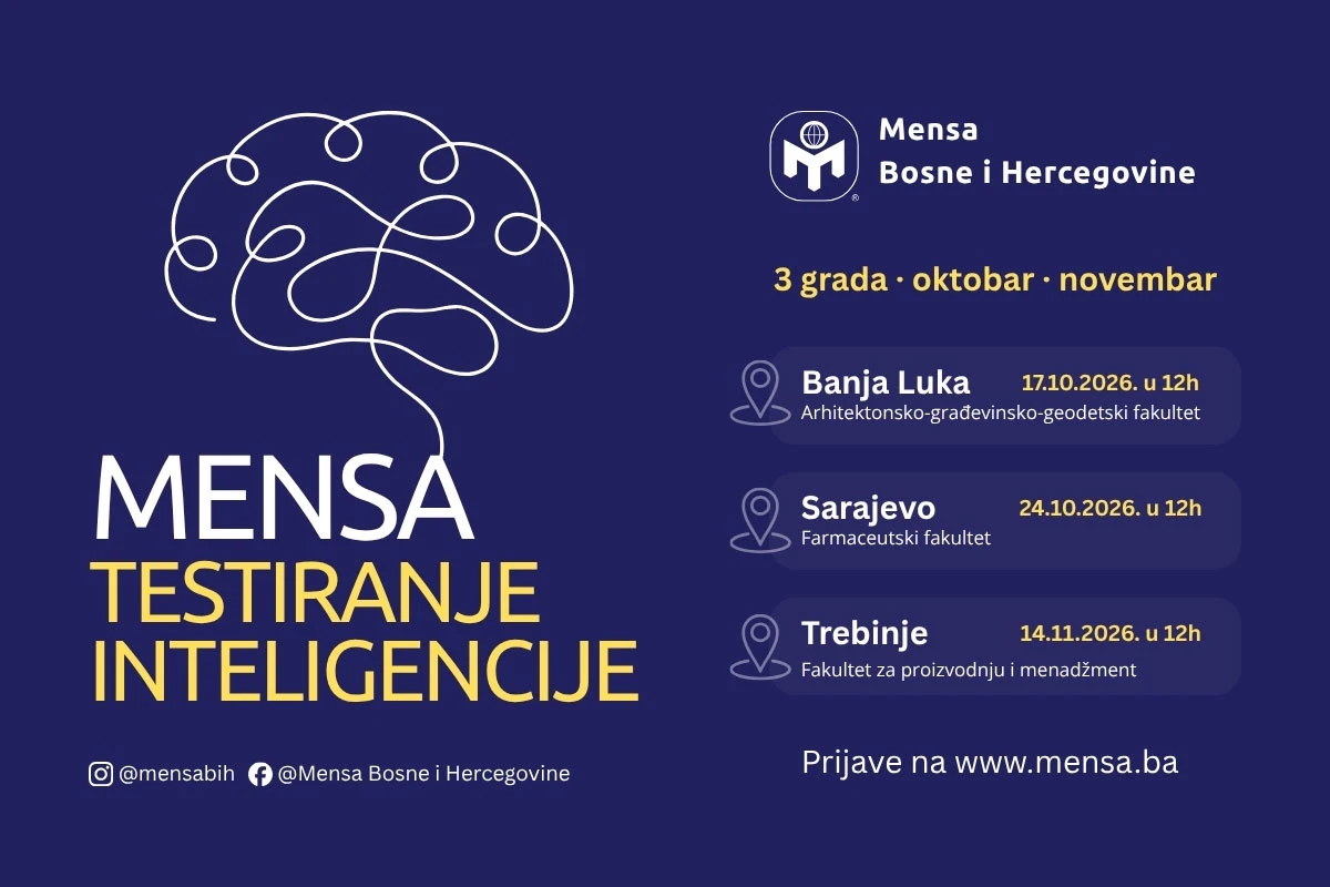 Mensa organizira testiranja inteligencije