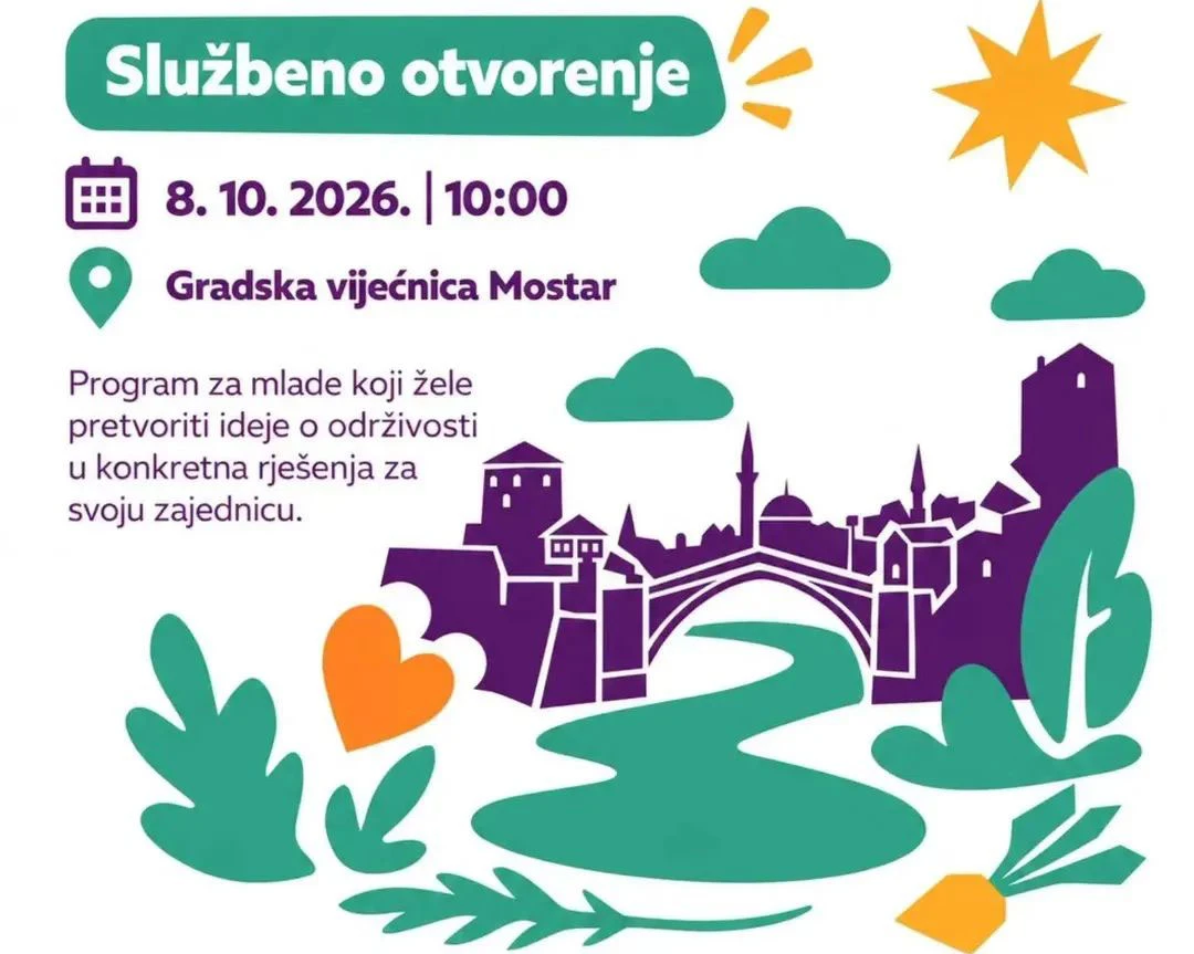 U Mostaru počinje Akademija mladih: Najbolje ideje dobit će i mini-grantove