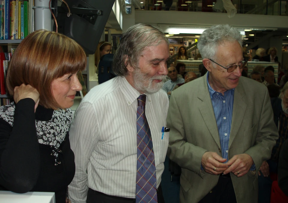 Uspomena na susret s kolegama (s Dianom su Tonko Maroević i Zvonimir Mrkonjić)