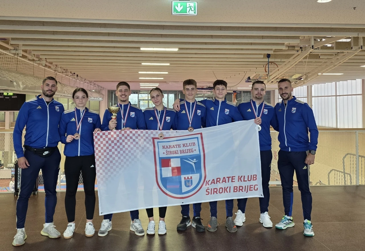 Karate klub Široki Brijeg izborio 6 plasmana za Balkansko prvenstvo u Turskoj
