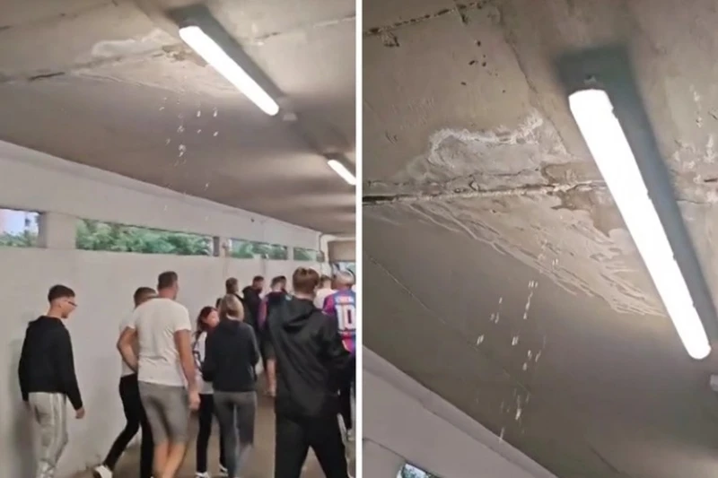Pogledajte kako prokišnjava u tunelu Poljuda