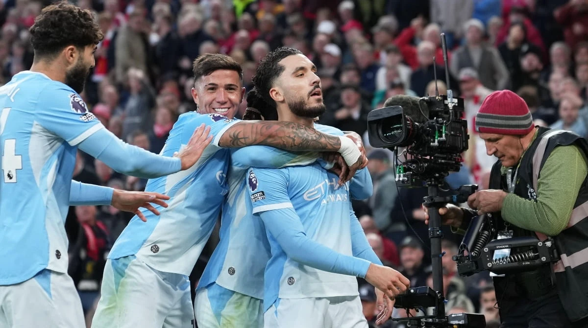 City utišao Anfield: Haaland, Doku i Cherki sredili Liverpool
