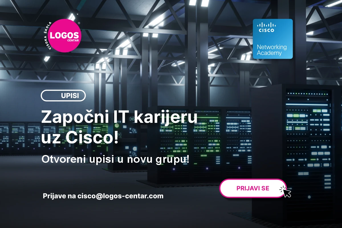 Započni IT karijeru uz Cisco! Otvoreni upisi u novu grupu!