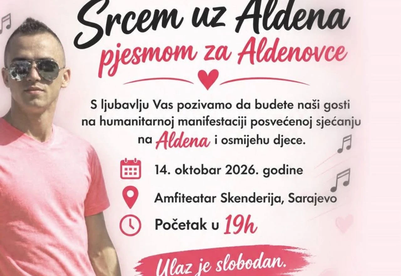 "Srcem uz Aldena": Manifestacija posvećena sjećanju i pomoći djeci
