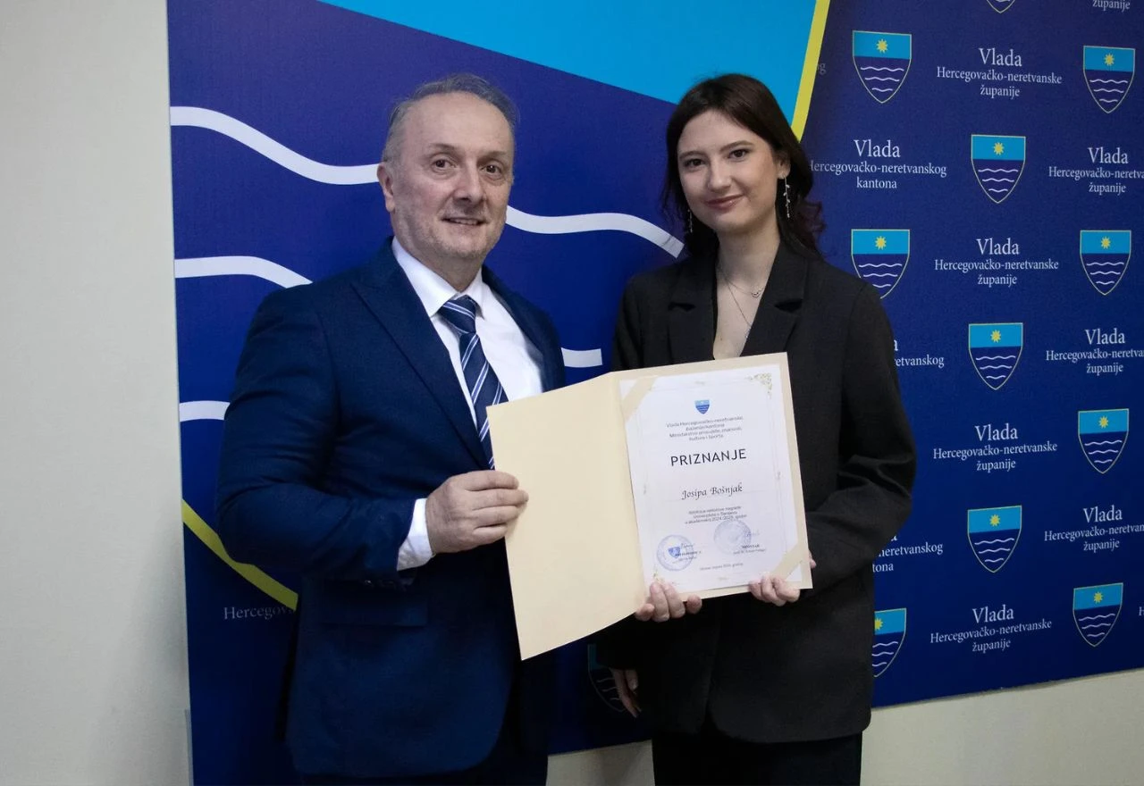 Najbolji studenti iz HNŽ-a dobili novčane nagrade od 500 do 1.500 KM