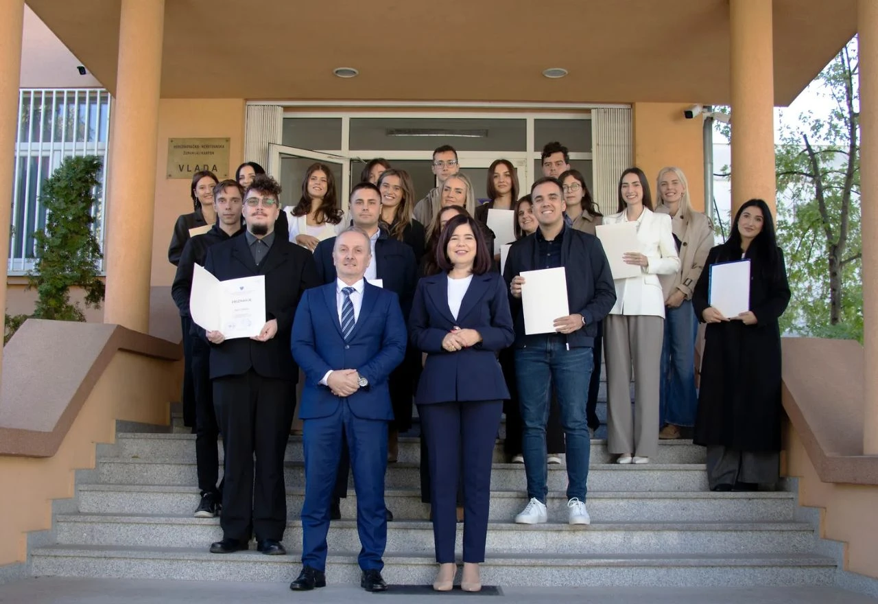 Najbolji studenti iz HNŽ-a dobili novčane nagrade od 500 do 1.500 KM