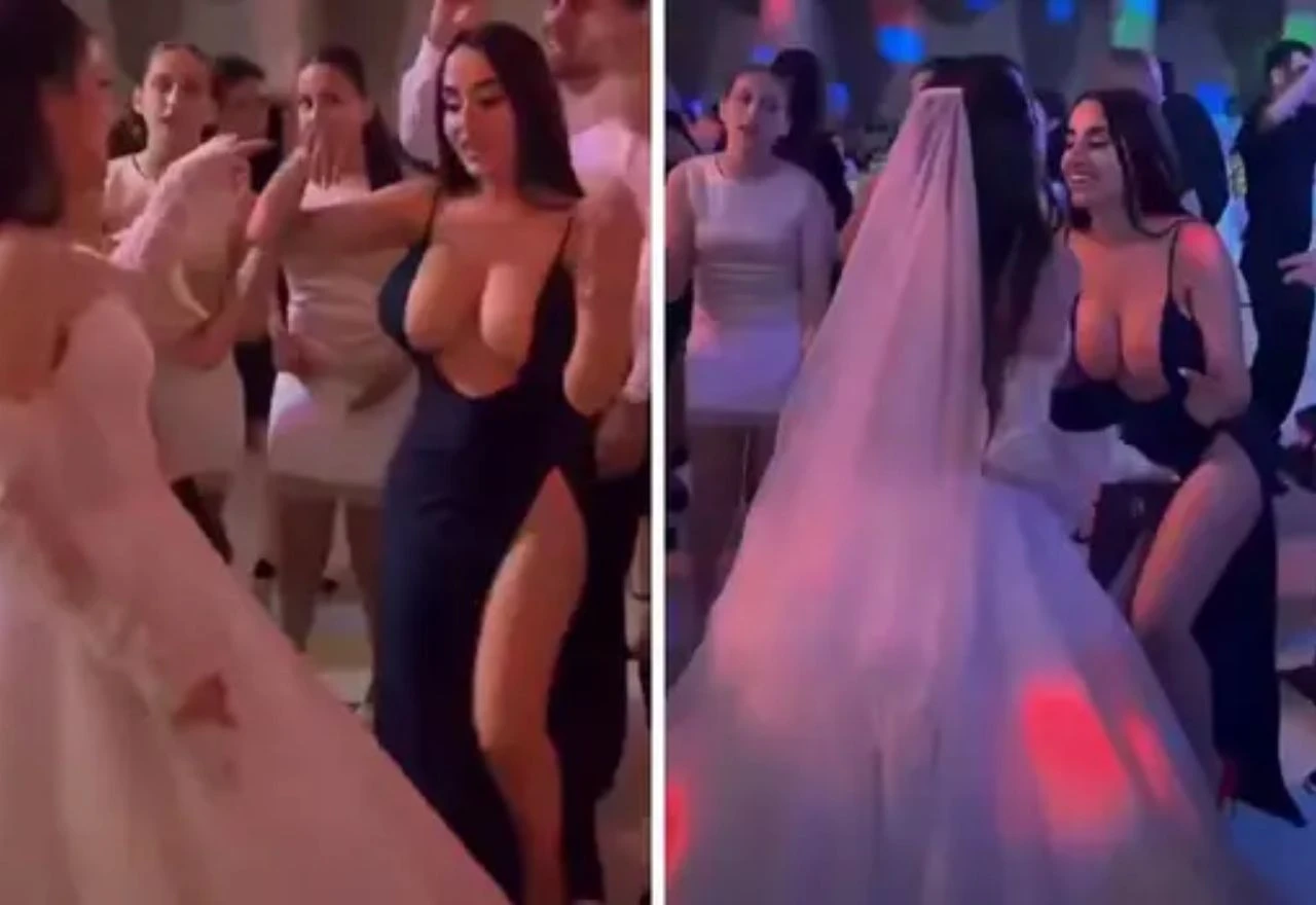 VIDEO | Gošća na svadbi zaplesala u izazovnoj haljini: "Bar nije u bijelom da zasjeni mladu"