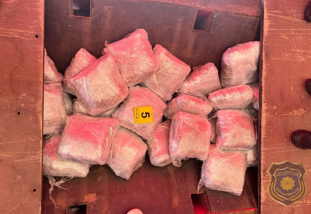 FUP objavio detalje akcije u Grudama: U kamionu pronađeno 100 kilograma marihuane