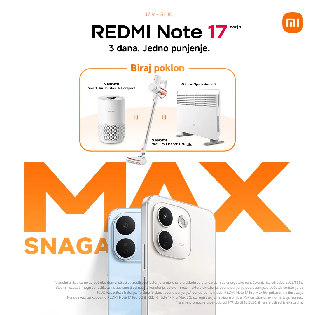 REDMI Note 17 Pro Max 5G donosi više energije za posao i svakodnevne obaveze