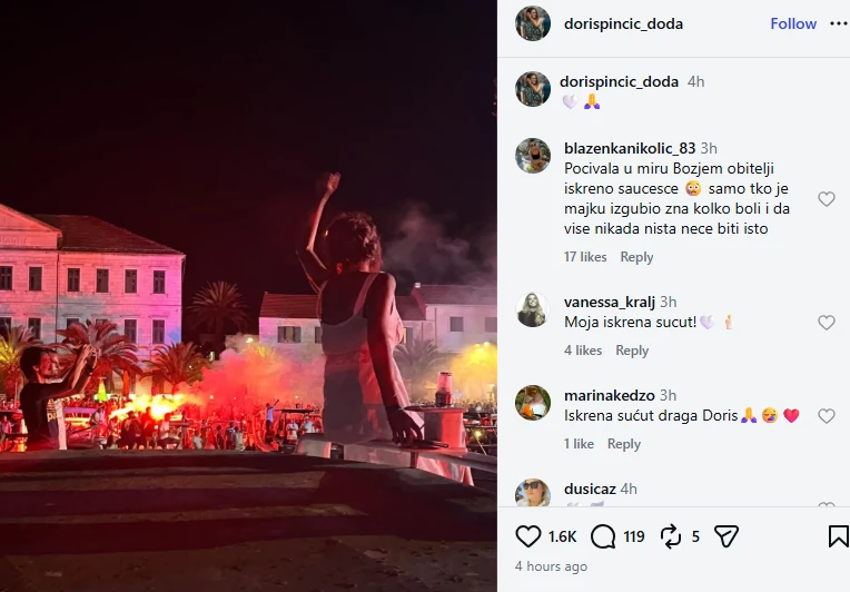 Doris Pinčić Guberović objavom se oprostila od svoje majke