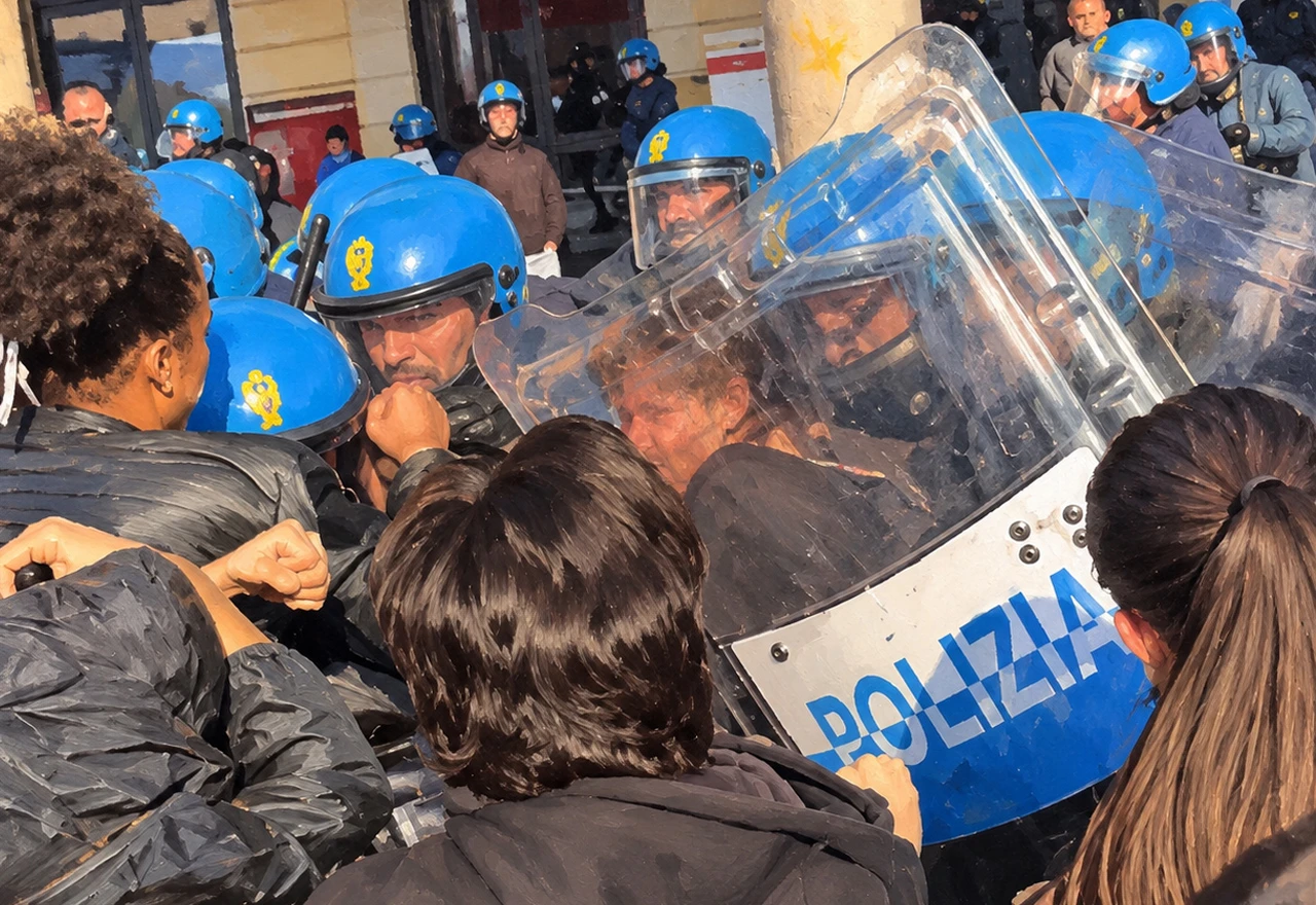 Kaos u Italiji: Tisuće na ulicama, ozlijeđeni policajci, otkazivani letovi
