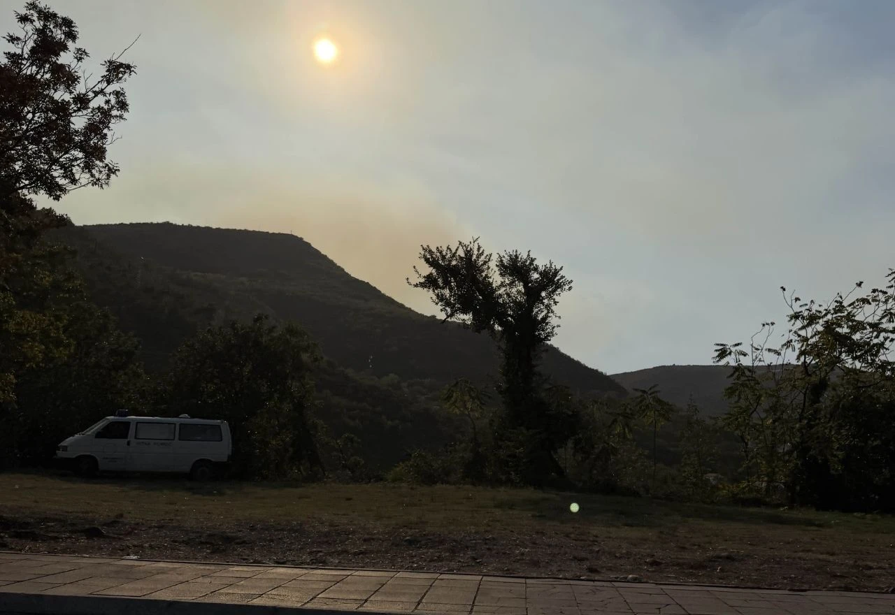 Požar na Mostarskom blatu, na terenu osam vatrogasaca