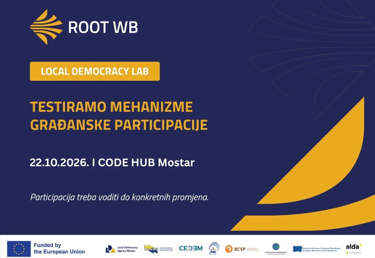 Želite nešto promijeniti u Mostaru? Evo prilike da se čuje i vaš glas