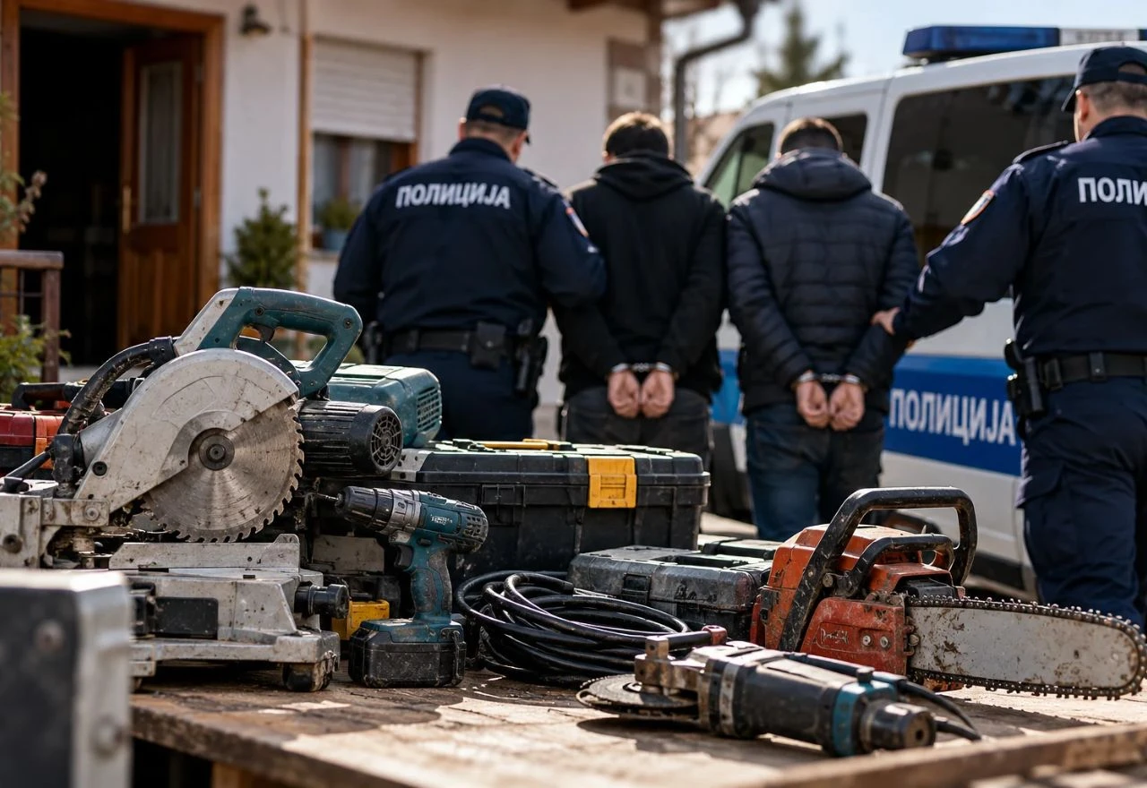 Dvojica Prijedorčana provalila u tri kuće, ukrali strojeve i alat