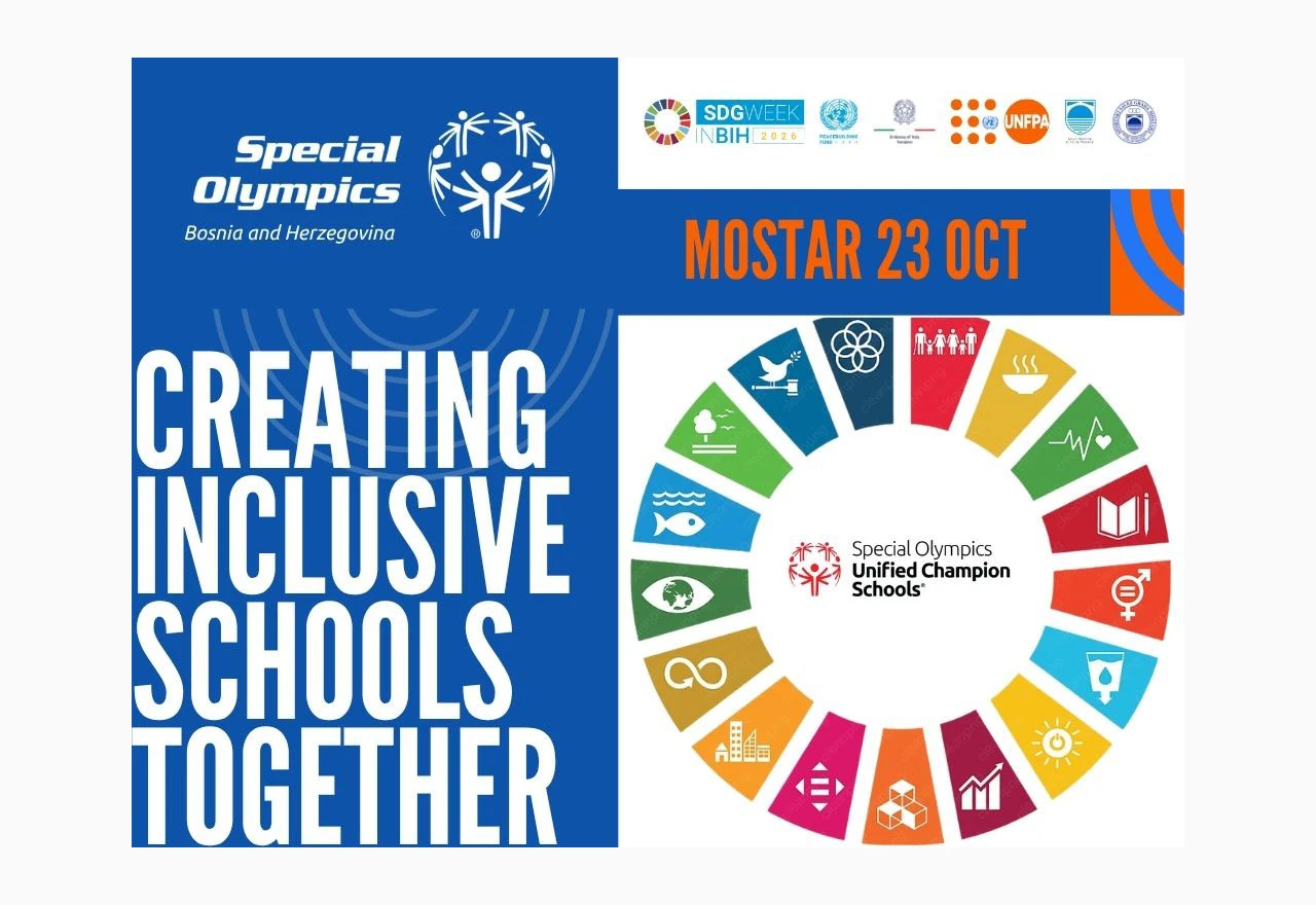 Inkluzija kroz sport i obrazovanje: Unified Sports i MATP u Mostaru u sklopu SDG Weeka 2026