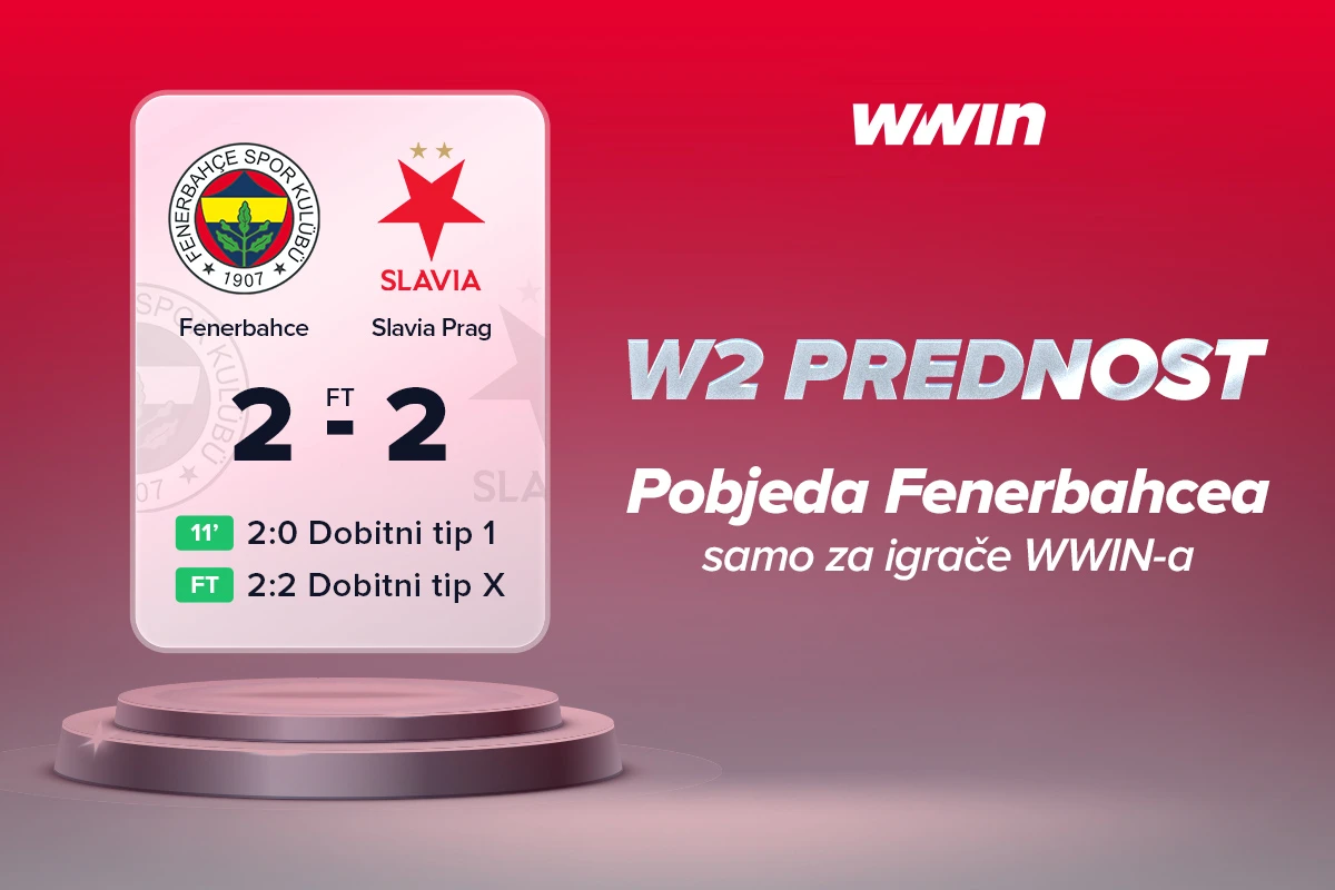 Fenerbahce ispustio dva gola prednosti, ali ne i igrači WWIN-a!