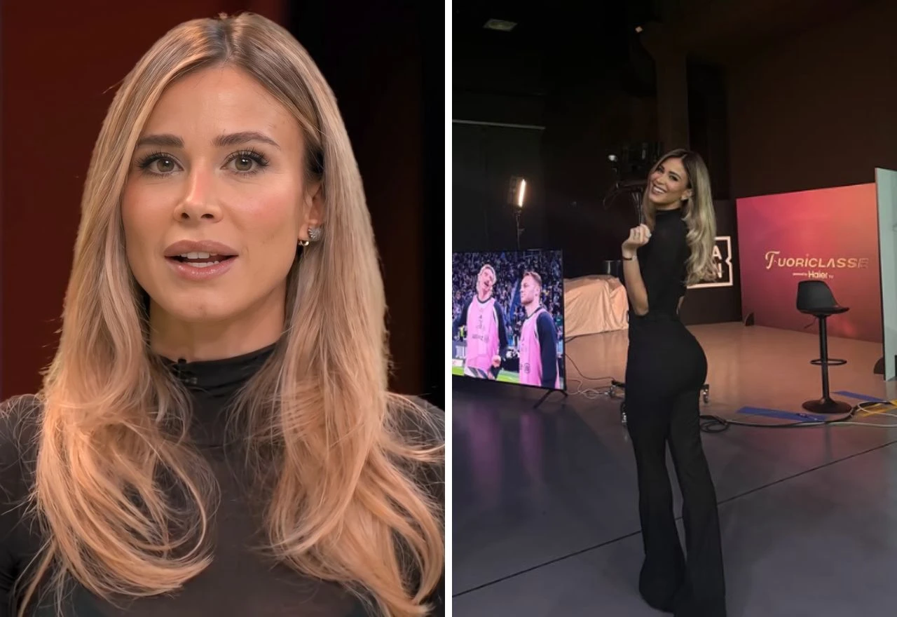 Diletta Leotta javila se iz studija u uskoj crnoj kombinaciji: "Zumirao sam fotku"