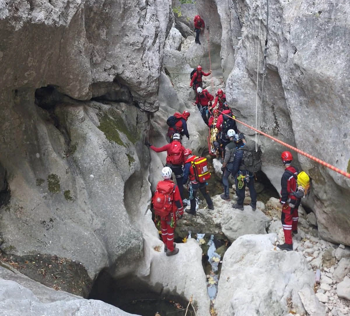 U kanjonu Brine kod Posušja održana velika stijenska vježba GSS-a BiH