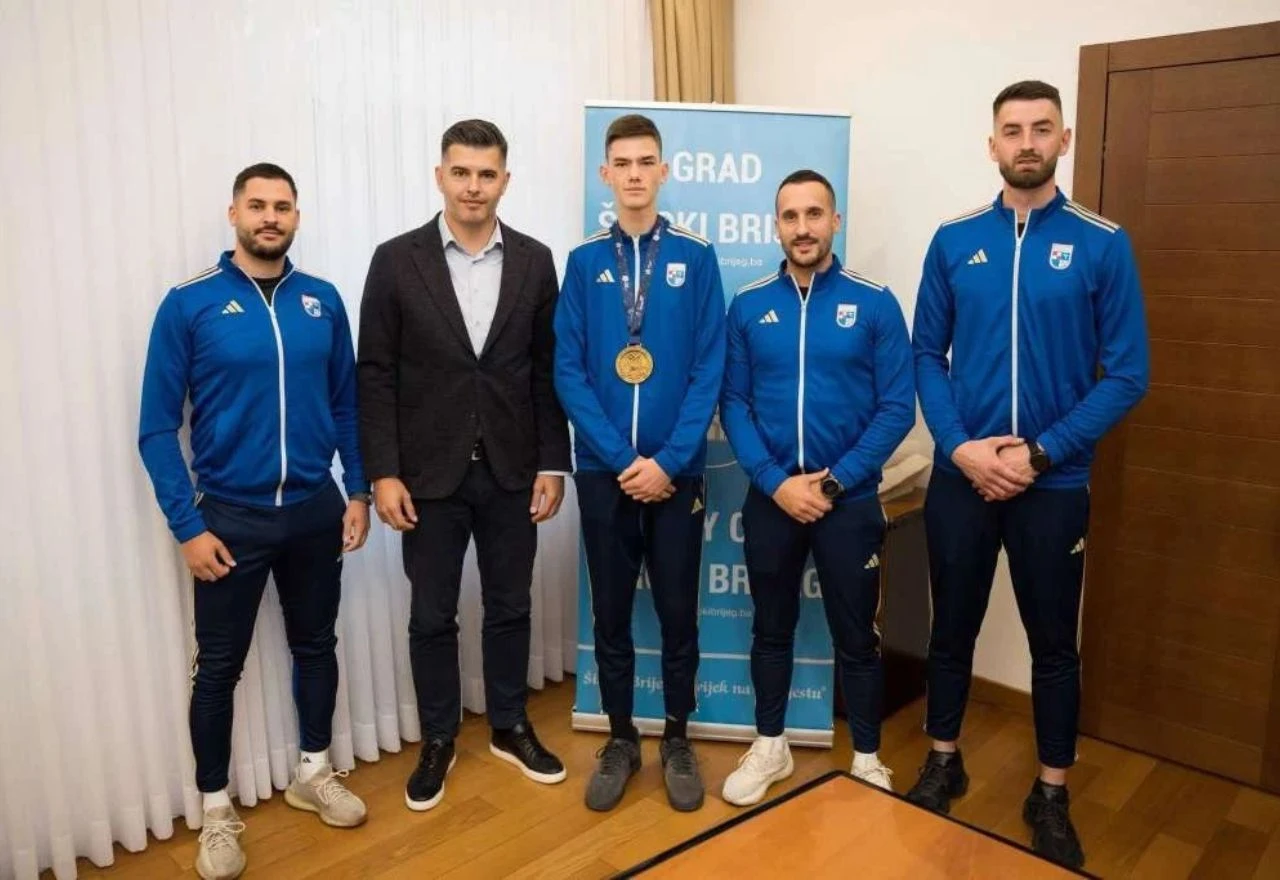 Široki Brijeg: Gradonačelnik primio svjetskog prvaka Viktora Kvesića