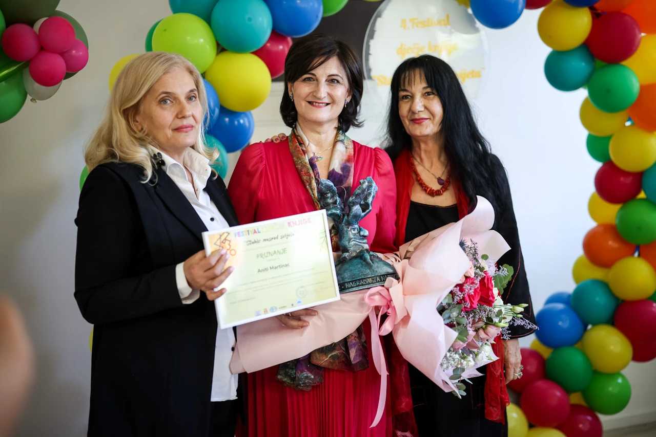 FOTO | Mostarka Anita Martinac osvojila nagradu za najbolju dječju priču