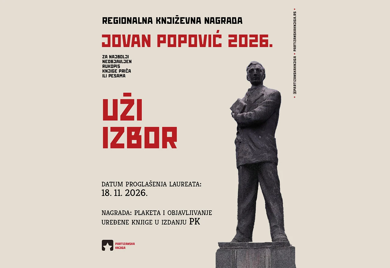 Partizanska knjiga odabrala sedam rukopisa za nagradu ''Jovan Popović''