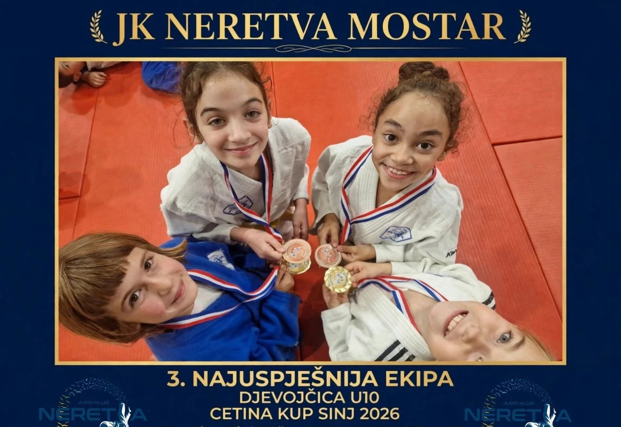 Mostarski galebovi visoko lete: Judo klub Neretva ostvario veliki uspjeh u Sinju