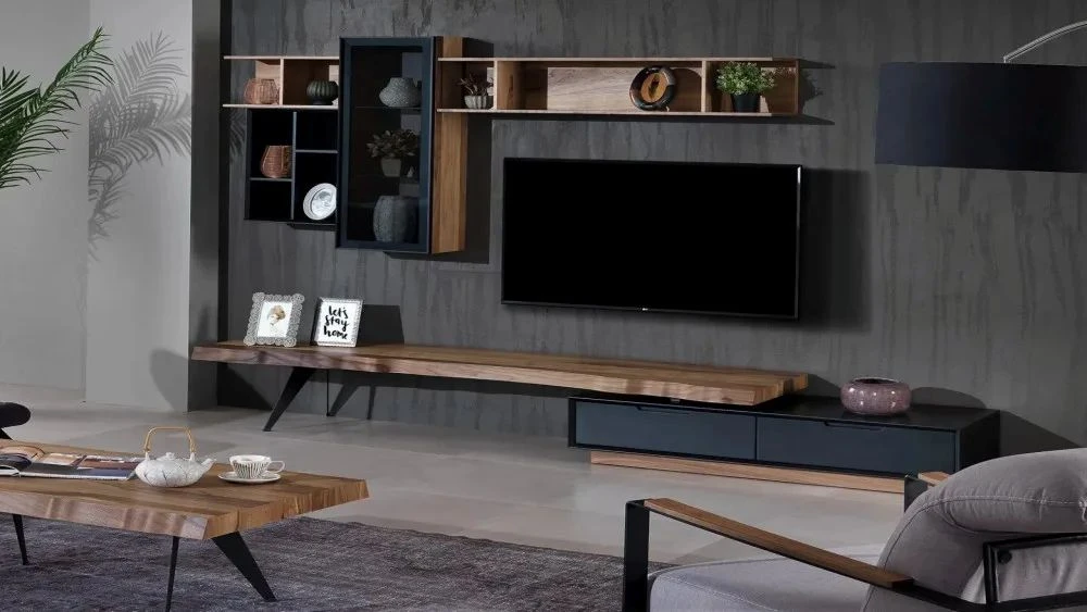 Uređena TV zona u dnevnom boravku