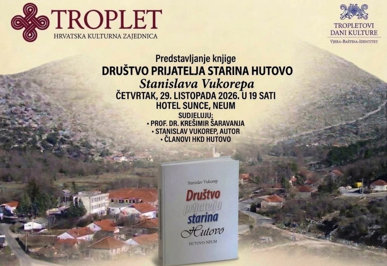 Predstavljanje knjige Stanislava Vukorepa o povijesti i baštini Hutova