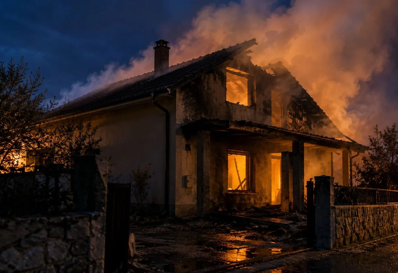 Jedna osoba smrtno stradala u požaru obiteljske kuće kod Širokog Brijega