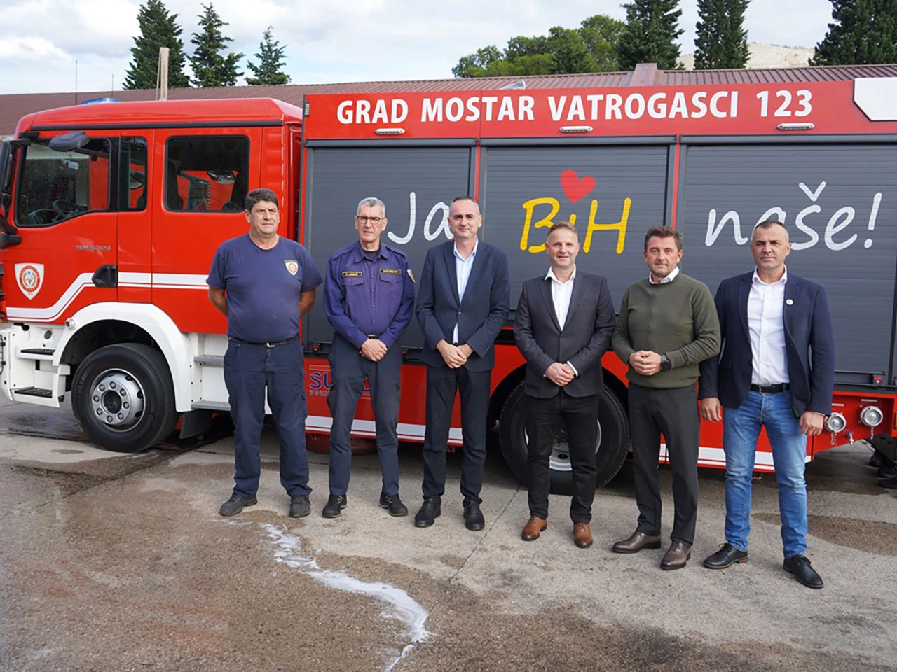 Mostarski vatrogasci dobili novo vozilo vrijedno gotovo 585.000 KM