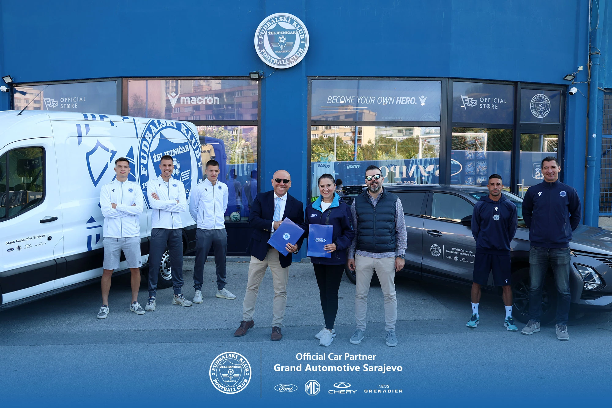 Plava boja spojila Ford i Željezničar: Potpisan novi sponzorski ugovor