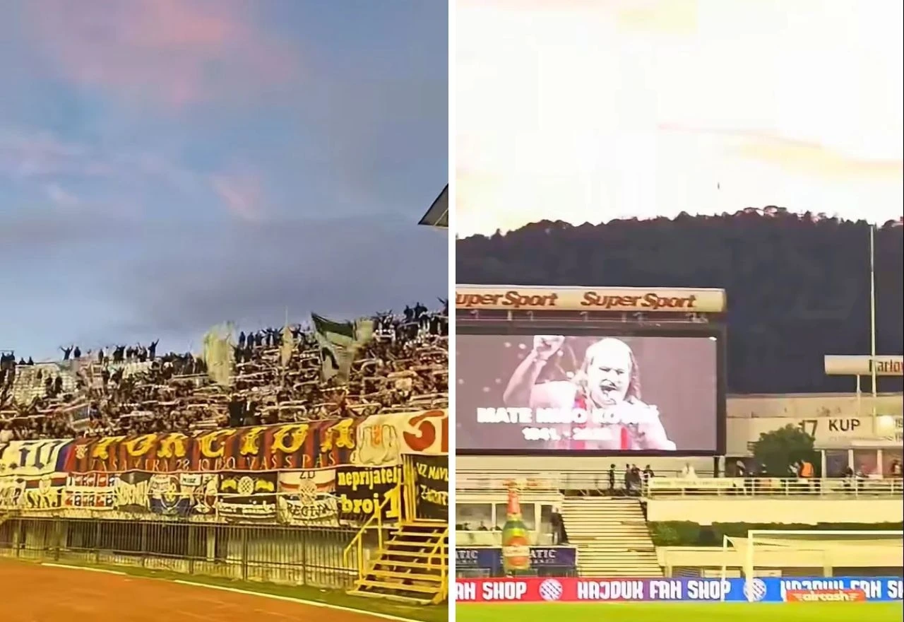 VIDEO | Poljud zapjevao za Mišu, velikog navijača Hajduka i legendu Dalmacije