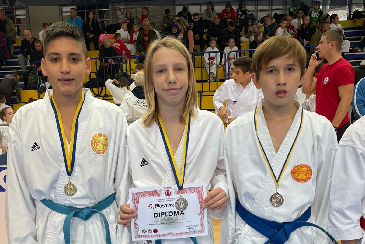 Mostarski karate klub ''Student'' bogatiji za još dvije medalje