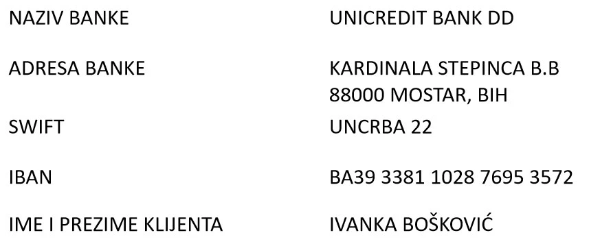 Posušaci u humanitarnoj akciji za Dragicu Bošković iz Čapljine