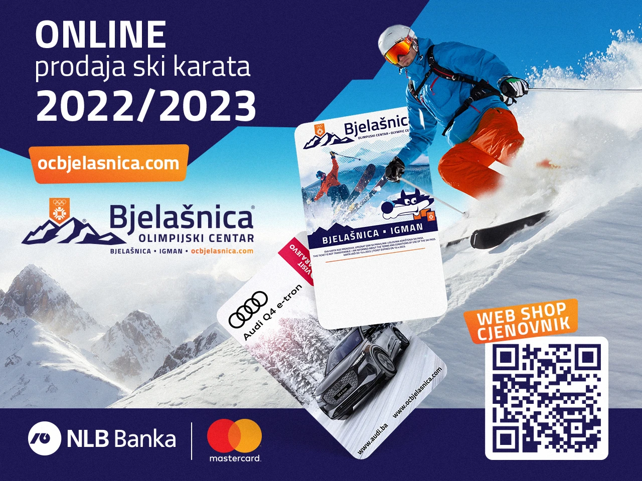 Kupi online svoju ski kartu za Olimpijski centar Bjelašnica i Igman