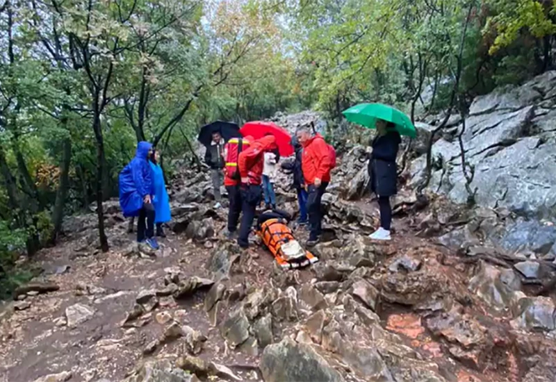 Teški vremenski uvjeti nisu spriječili HGSS da spasi život Hrvata na Križevcu