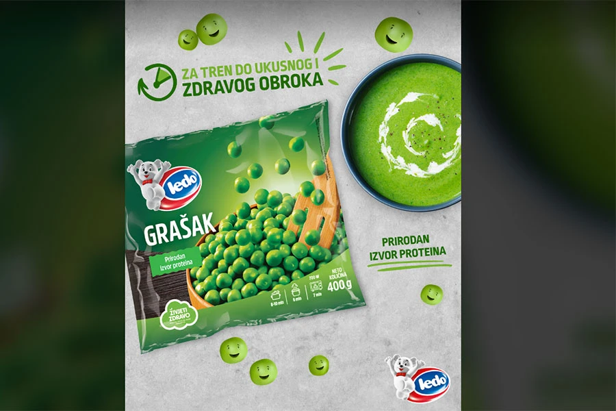 Ledo smrznuto povrće - dostupno tijekom cijele godine