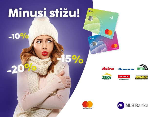 NLB Banka Sarajevo i Mastercard: Minusi stižu!
