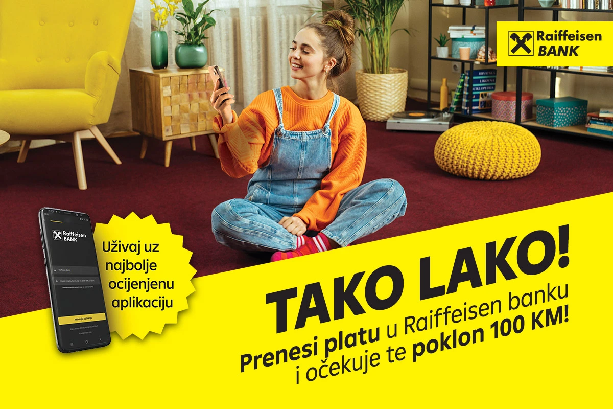Posebne pogodnosti uz prenos plate na Raiffeisen banku