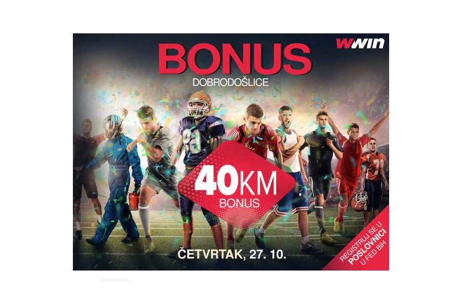Wwin - bonus dobrodošlice