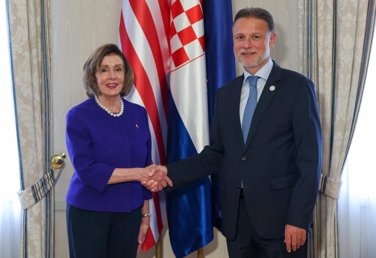 Pelosi zahvalila Hrvatskoj, Jandroković najavio da će sve učiniti za ruski poraz