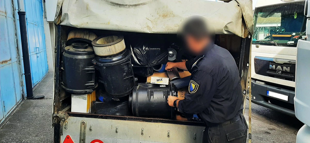 UIOBiH: Oduzeti dijelovi za kamione i automobile