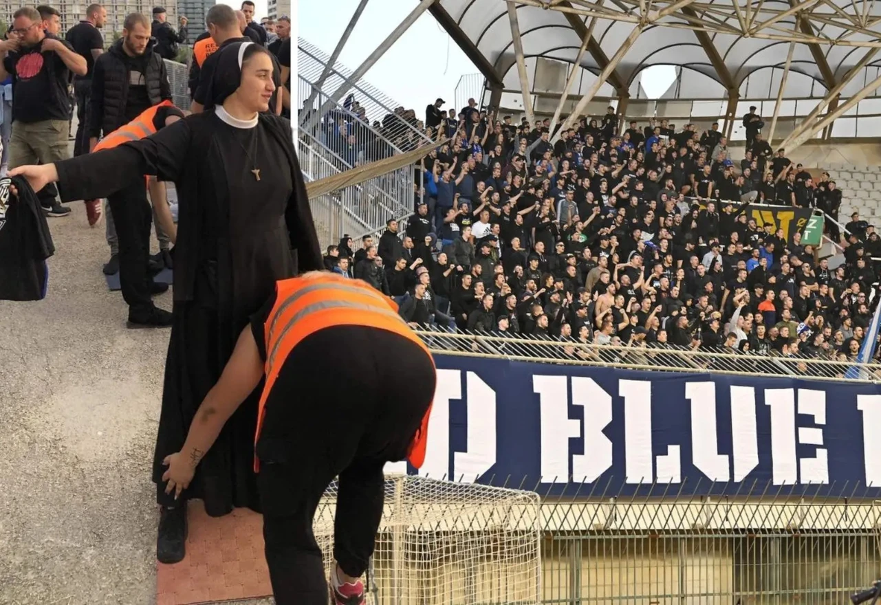 Časna sestra na tribinama: Duvanjka navijala s Boysima