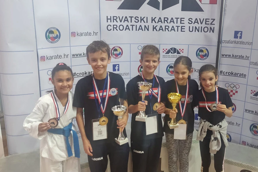 Tri prvaka države za karate klub Zrinjski