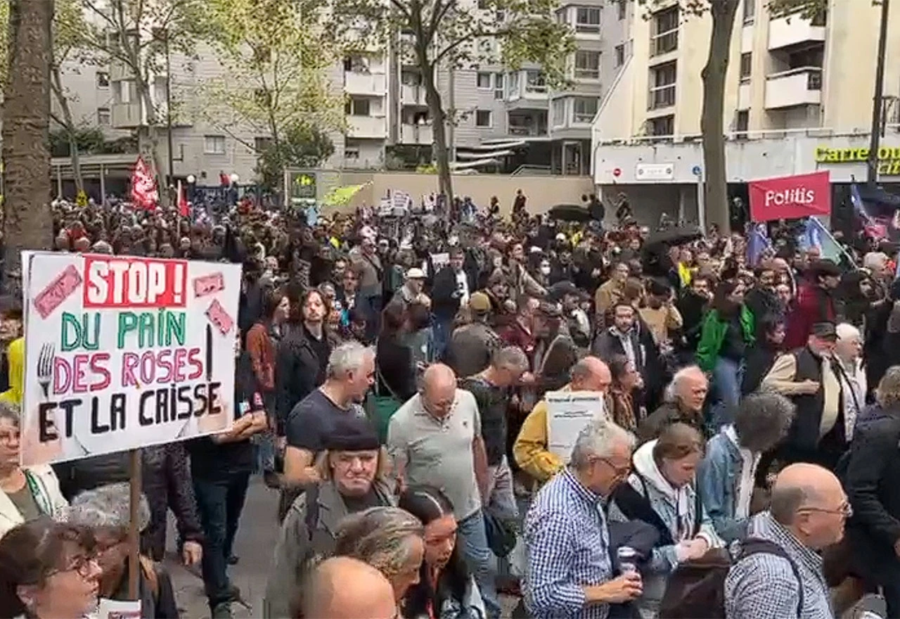 Francuska: Tisuće ljudi izašlo na ulice Pariza prosvjedujući zbog troškova života